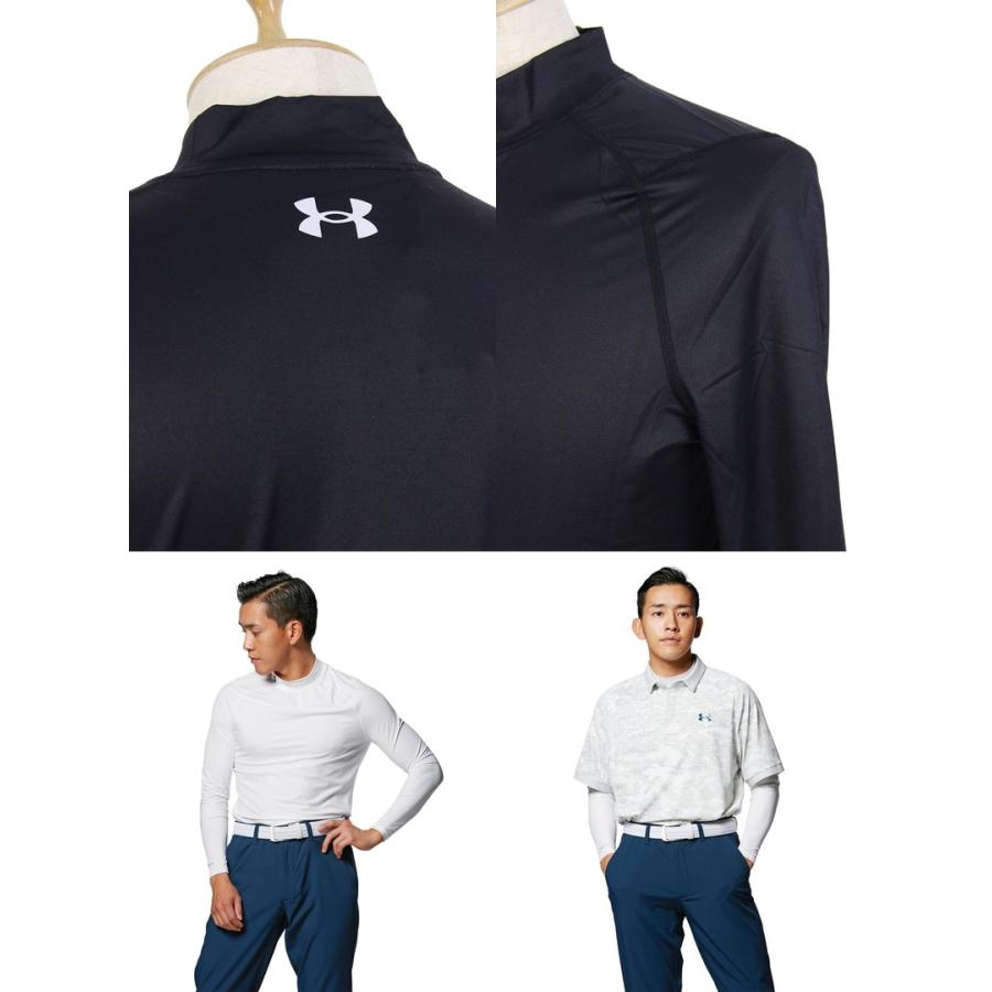 【50％OFFセール】ハイネックシャツ メンズ アンダーアーマー ゴルフ UNDER ARMOUR GOLF 日本正規品  ゴルフウェア 1364333｜t-on｜06