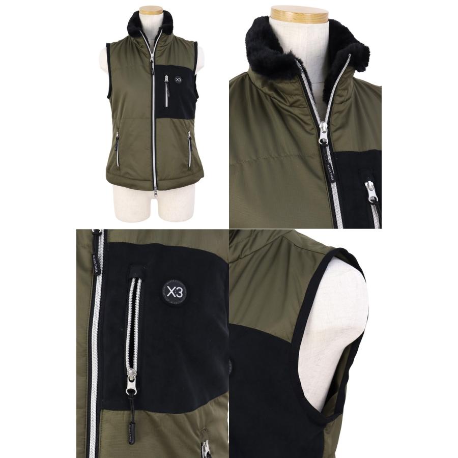 【送料無料】ベスト レディース キックスリー KI-XXX THREE 2025 秋冬 新作 ゴルフウェア 25awkw-14 ベスト レディース キックスリー KI-XXX THREE 2025 秋冬 新作 ゴルフ