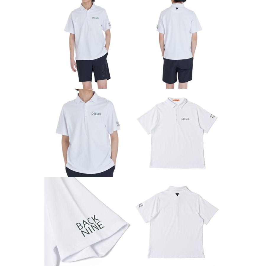 ポロシャツ メンズ デルソルゴルフ DELSOL GOLF ゴルフウェア 5036
