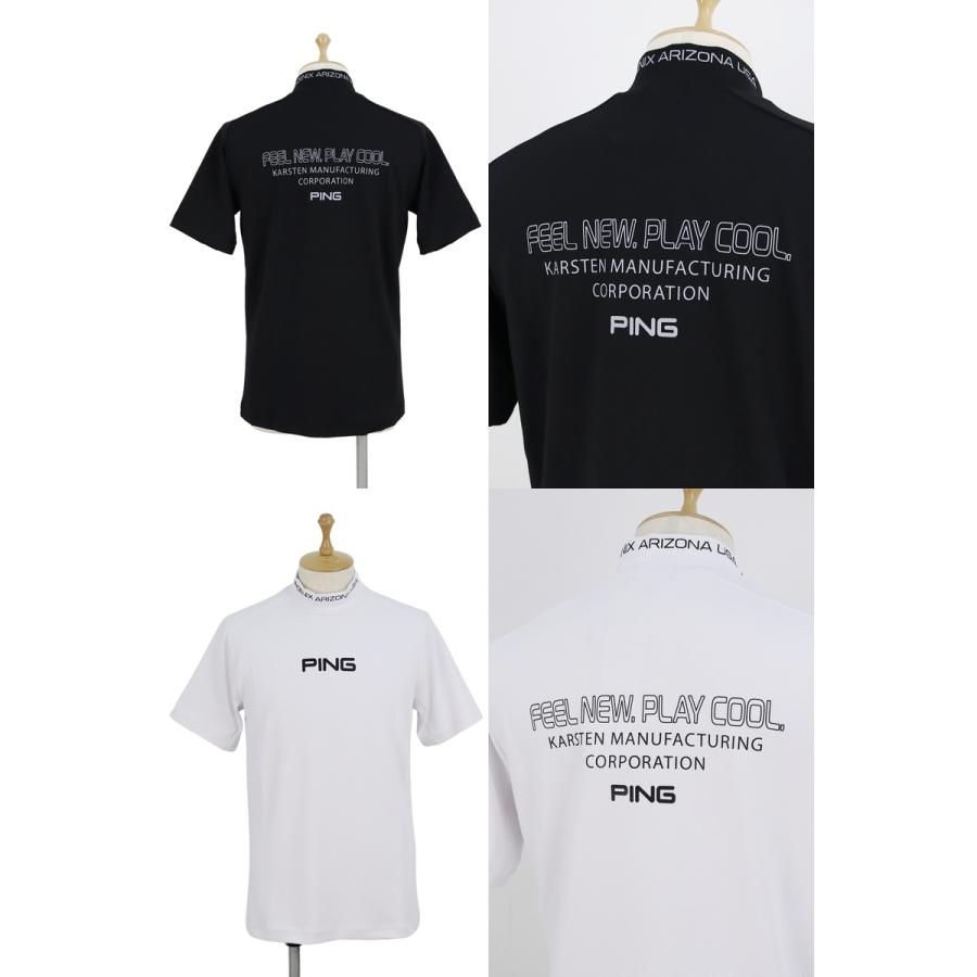 ハイネックシャツ メンズ ピン PING 2023 春夏 新作 ゴルフウェア 621 ハイネックシャツ メンズ ピン PING 2023 春夏 新作 ゴルフウェア 621