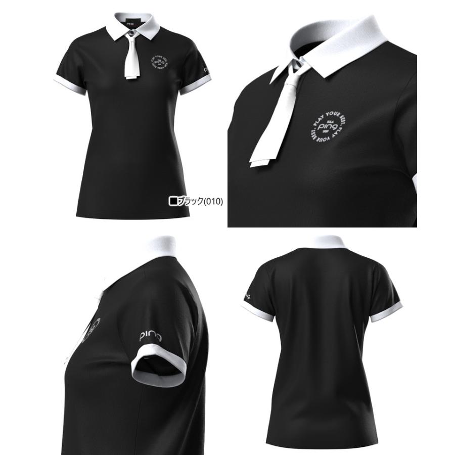 限定特価‼️ゴルフ ポロシャツセット ペプラム風切替ポロシャツ ZHG-W4A 3 82874 ゴルフウェア / ZERO