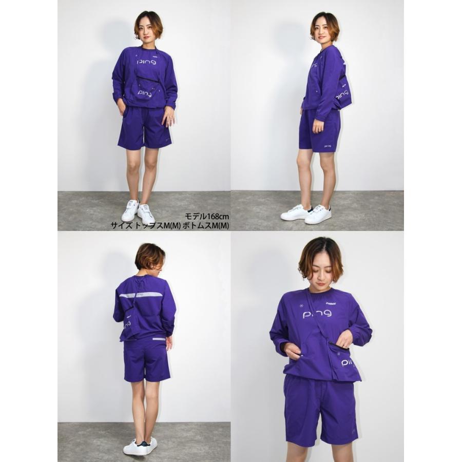 PING ブルゾン＆ショートパンツセット レディース ピン 2025