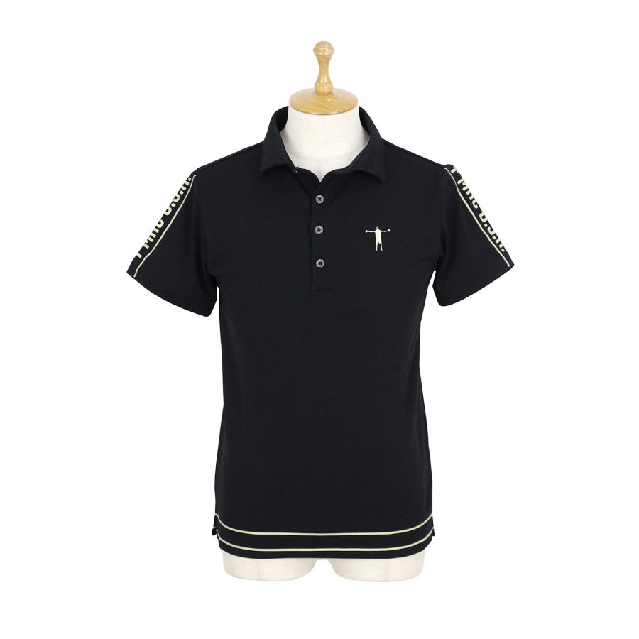 T-MAC ゴルフウェア ポロシャツ ブラック T-MAC 【30％OFFセール】ポロシャツ メンズ ティーマック ゴルフ