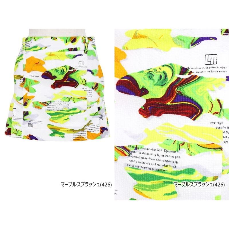 ラウンドマウス☆スカート☆リバーシブル KOBE LETTUCE ミニスカート 台形 リバーシブルスカート ドット柄