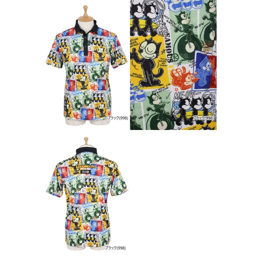 ラウンドマウス☆ポロシャツ LOUDMOUTH ラウドマウス メンズゴルフウェア 761611 半袖