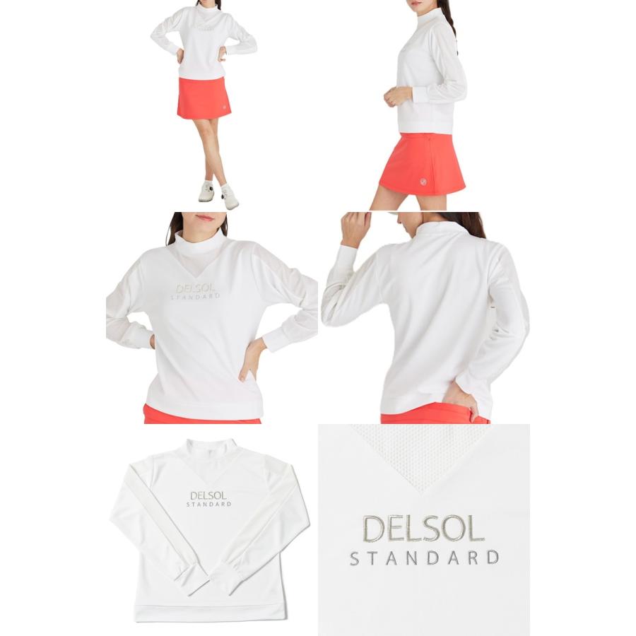 ハイネックシャツ レディース デルソルゴルフ DELSOL GOLF ゴルフ