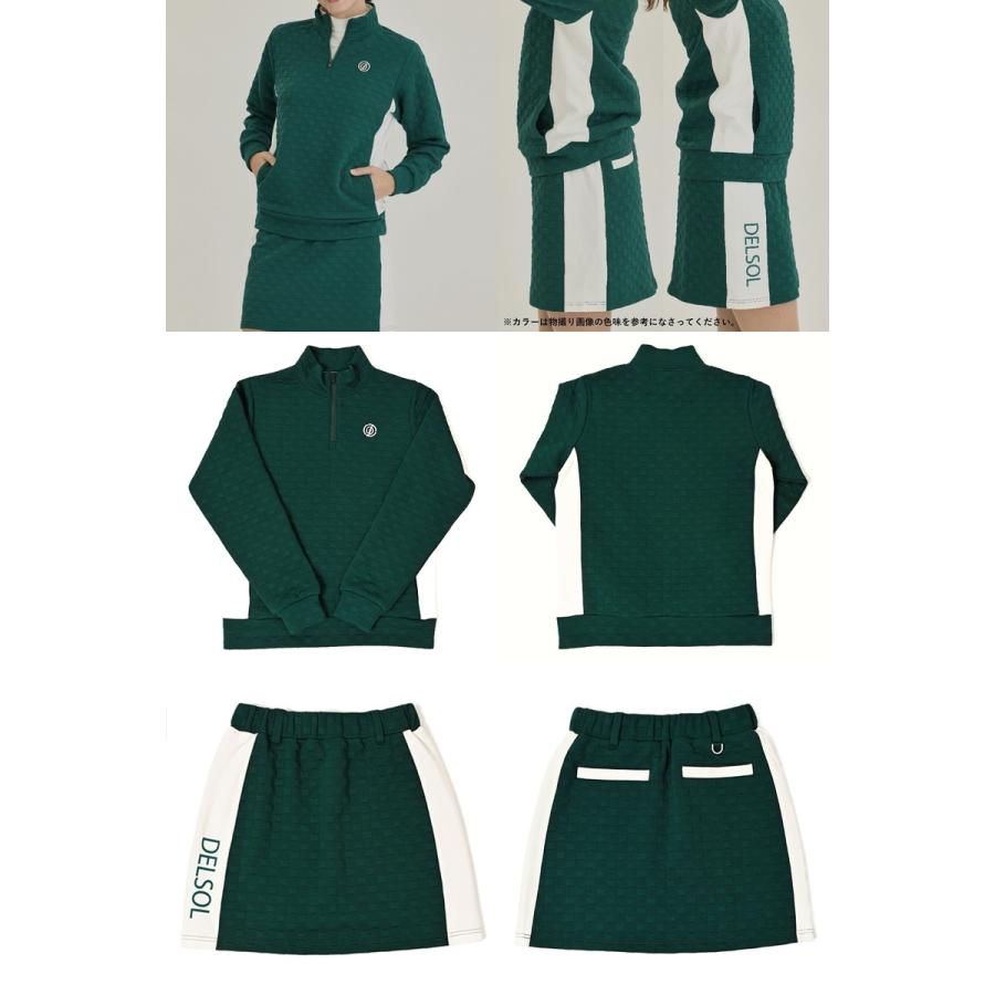 新品　L〜LLサイズ　デルソルゴルフ　スウェットスカート セットアップ　上下 タイムセール 2/1 13:00迄30％OFF】トレーナー スカート 上下セット