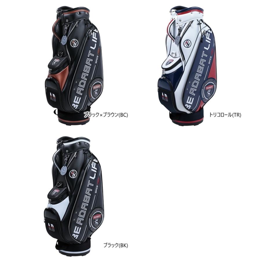 adabat アダバット キャディバッグ ゴルフバッグ ブラック 犬刺繍 キャディバッグ メンズ レディース アダバット adabat ゴルフ abc429