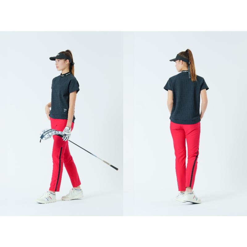 ゴルフ　Gフォア ハイネックシャツ 7月31日まで更に値下！ジーフォアゴルフ【黒／L】速乾性