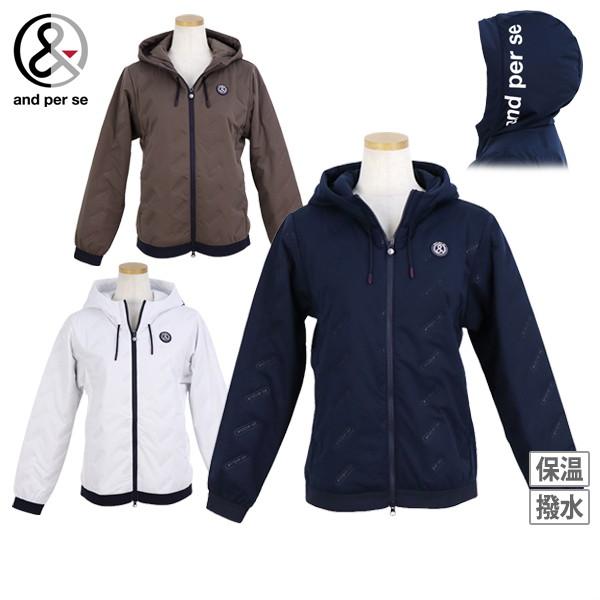 【送料無料】中綿入りブルゾン レディース アンパスィ and per se 2025 秋冬 新作 ゴルフウェア aff1115g3 and per se（アンパスィ） 【20％OFFセール】中綿入りブルゾン