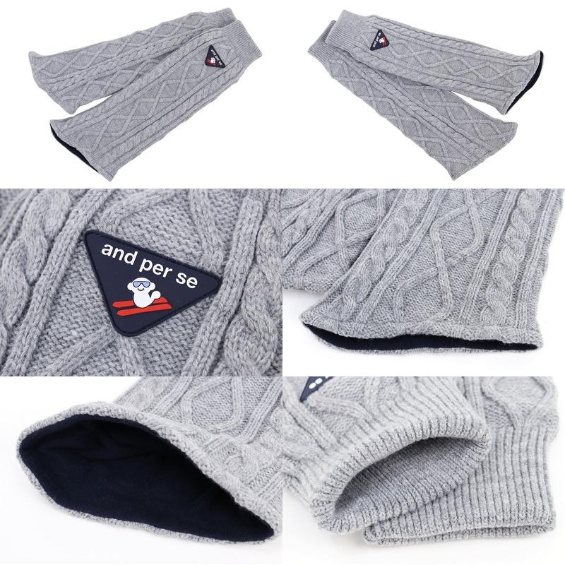 アンパスィ and per se ゴルフ 2025秋冬新作 レディース レッグウォーマー and per se（アンパスィ） 【20％OFFセール】レッグウォーマー