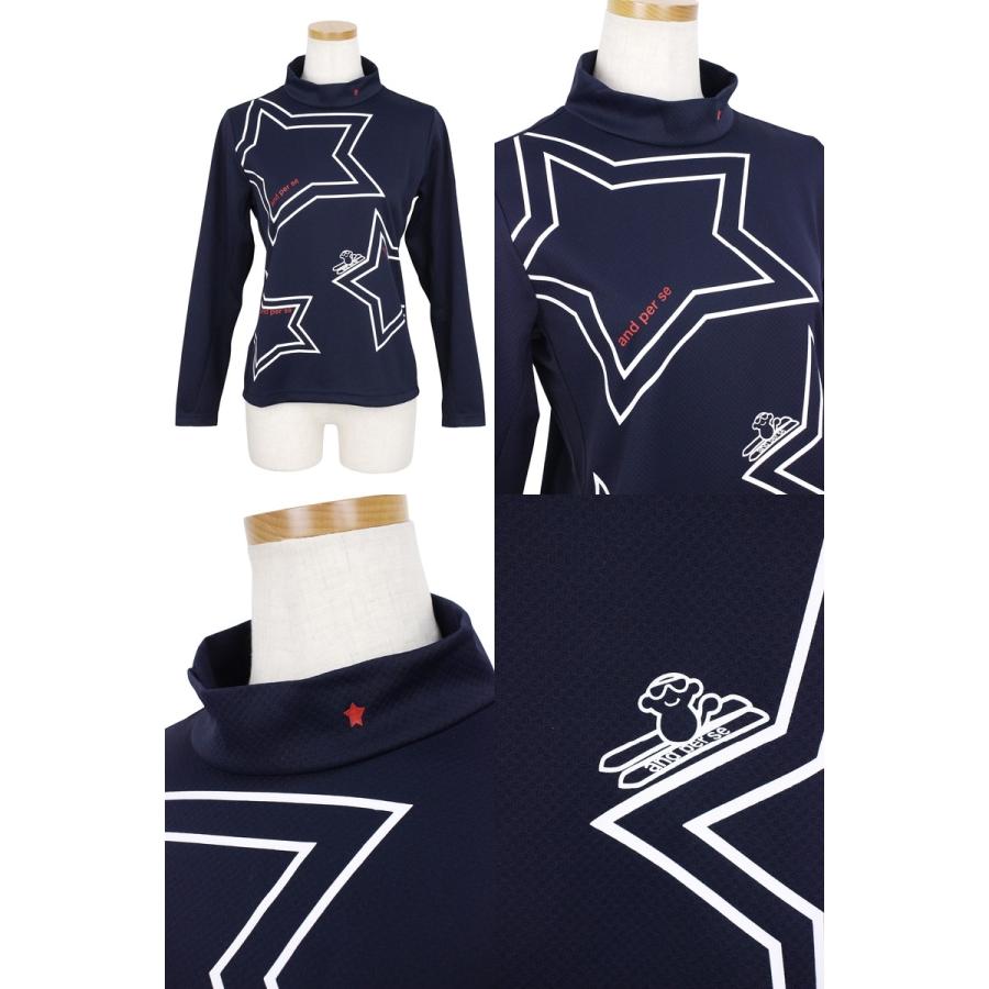 and per se（アンパスィ） 【20％OFFセール】ハイネックシャツ
