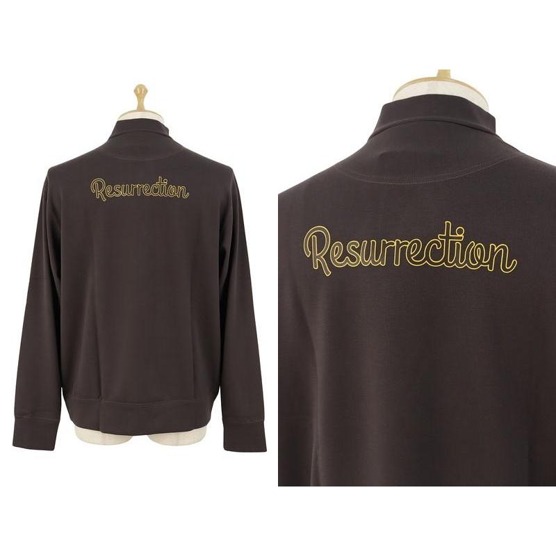 【新品】レザレクション 半袖 ハイネック シャツ ゴルフ サイズ：M RESURRECTION レザレクション ハイネック 半袖Tシャツ