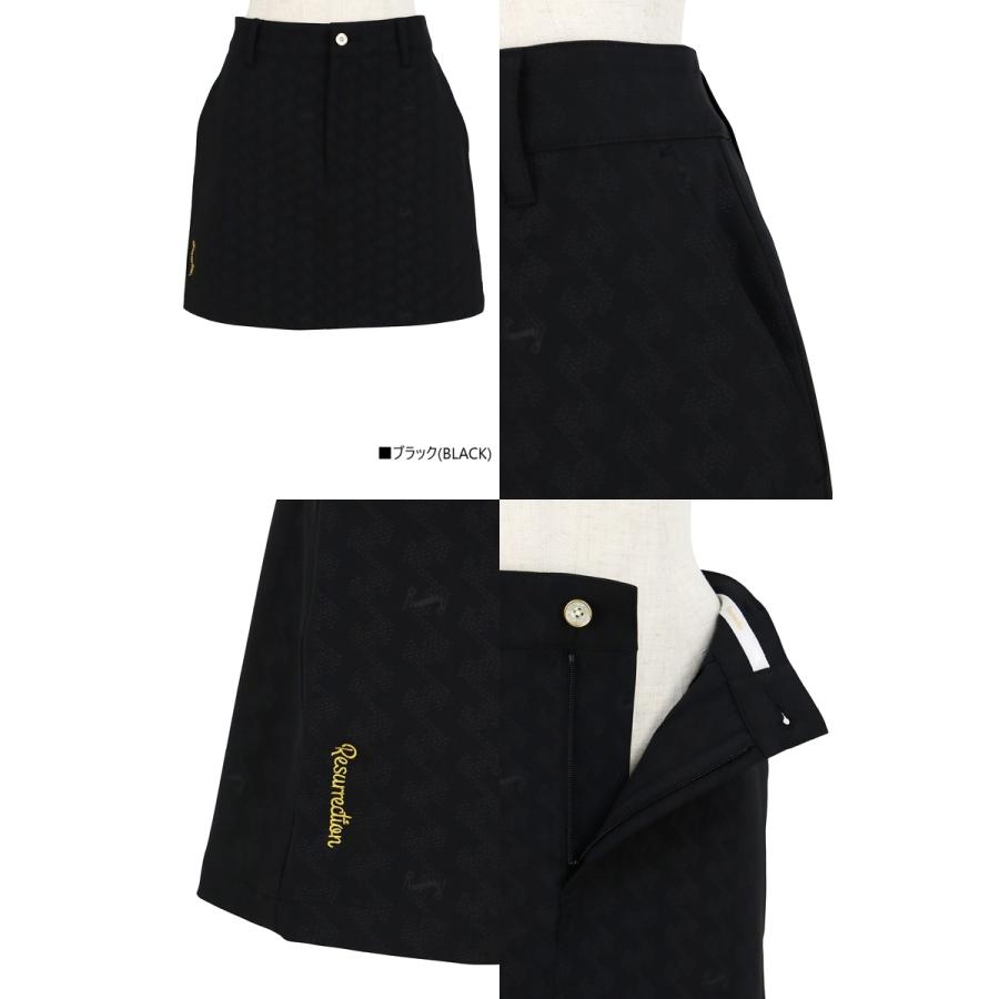 Resurrection レディースゴルフウェアモックネック半袖➕スカート