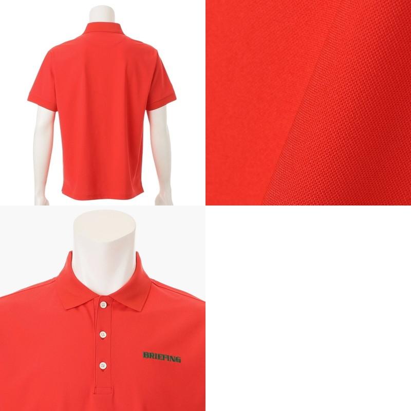 ブリーフィング　BRIEFING GOLFレッド ポロシャツ M 中古・古着通販】BRIEFING (ブリーフィング) ゴルフウェア