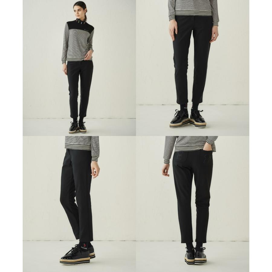 パンツ 「PEARLY GATES」ドビーストライプ パワフルコットンストレッチ