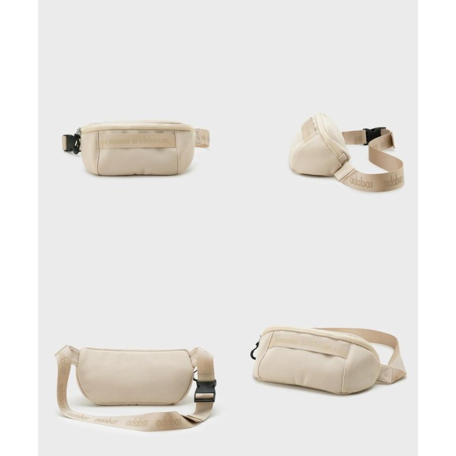 アダバット　ウエストバッグ 新レーベル ADABAT NAVY】トリコロールボディバッグ（ボディ