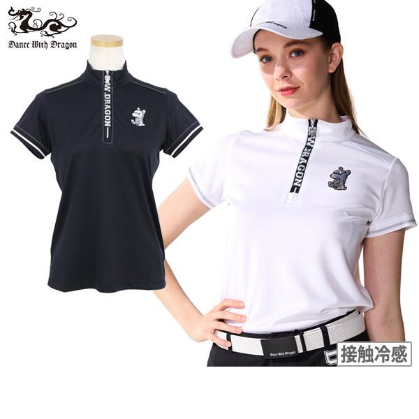 【美品】Dance with Dragon　レディース　ポロシャツ Dance With Dragon ポロシャツ レディース ダンスウィズドラゴン
