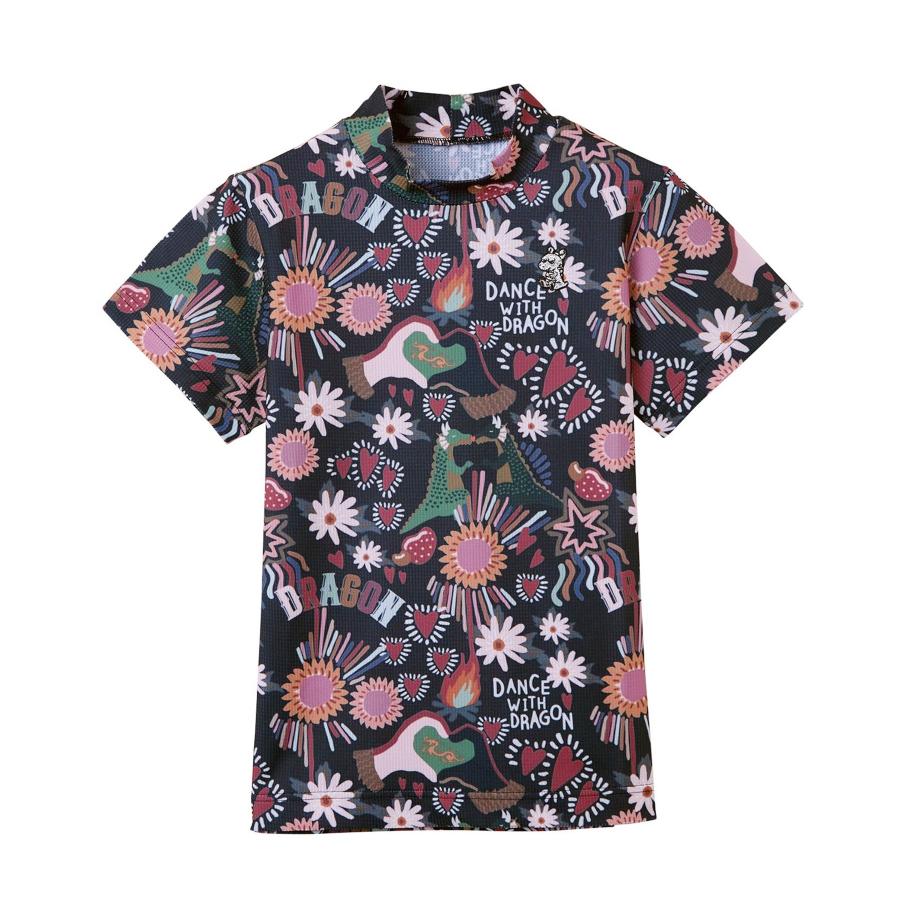 値下げ　DANCE WITH DRAGON 半袖シャツ Dance With Dragon ダンスウィズドラゴン ゴルフ半袖シャツ