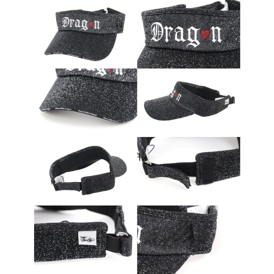 サンバイザー レディース ダンスウィズドラゴン ダンス ウィズ ドラゴン DANCE WITH DRAGON DWD 2025 秋冬 新作 ゴルフ d3-188210 | Dance With Dragon | 02