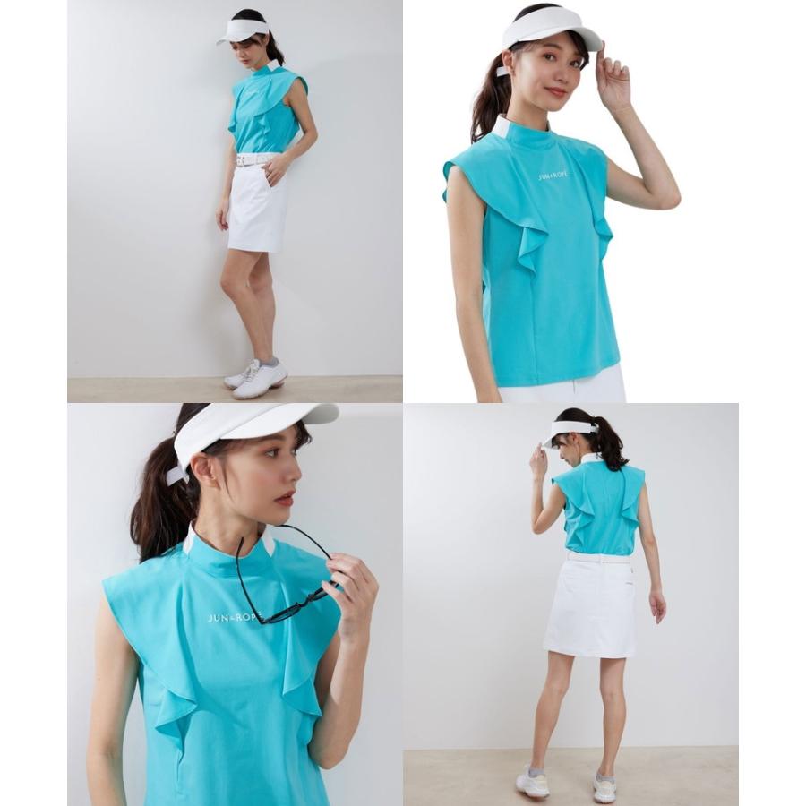 新品❤️ジュンアンドロペ❤️グリーン ハイネックシャツ レディース JUN&ROPE' 【50％OFFセール】ハイネックシャツ レディース