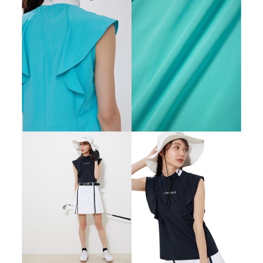 新品❤️ジュンアンドロペ❤️グリーン ハイネックシャツ レディース JUN&ROPE' 【50％OFFセール】ハイネックシャツ レディース