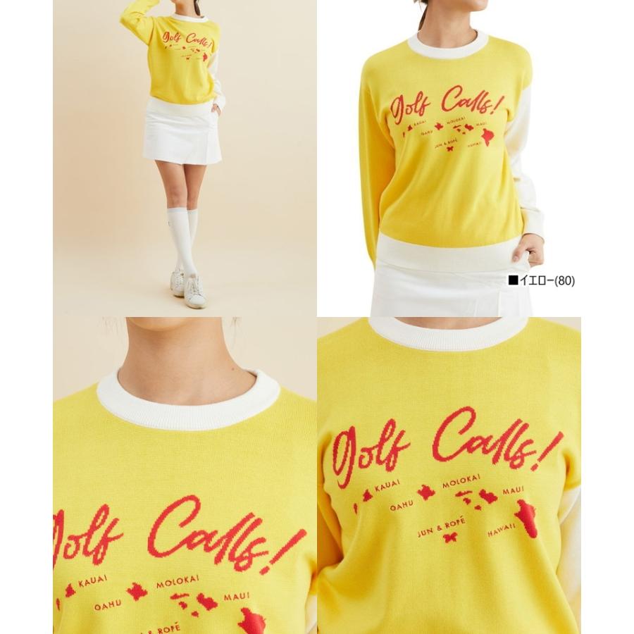 【50％OFFセール】セーター レディース ジュン＆ロペ JUN＆ROPE ゴルフウェア erm62000 JUN&ROPE'（ジュンアンドロペ） 【50％OFFセール】セーター レディース