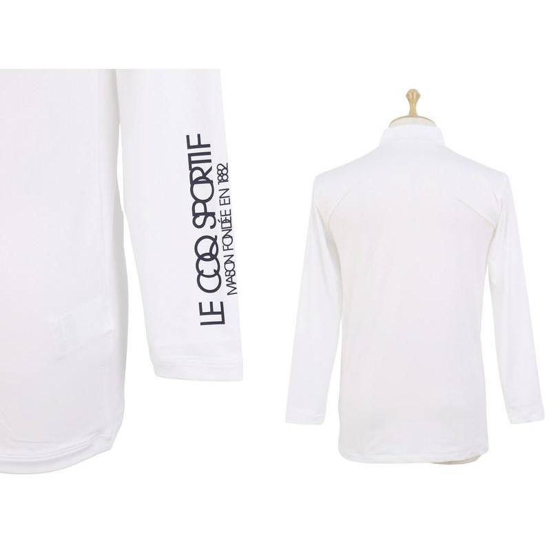 ルコックスポルティフ ゴルフ ポロシャツ【ホワイト/LL】新品！ le coq sportif GOLF ルコックスポルティフ ゴルフ ニット 半袖