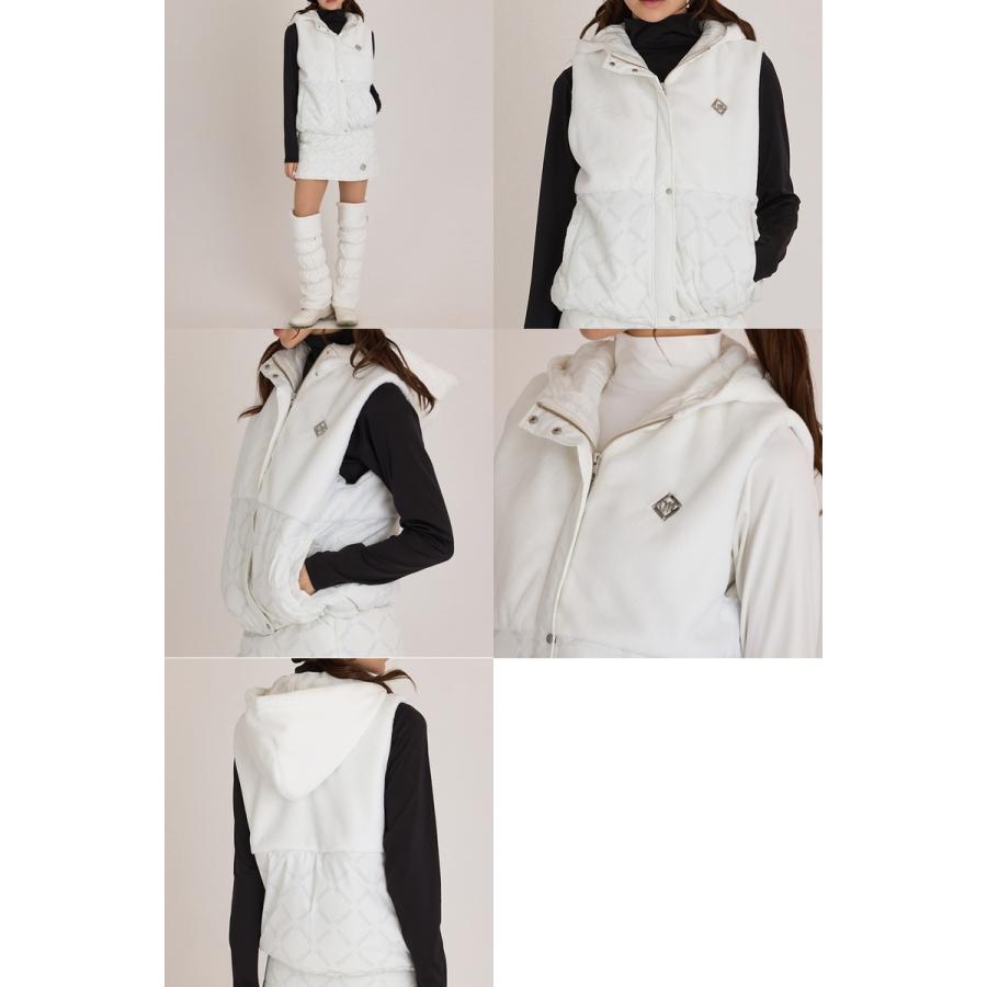 【タイムセール 2/1 13:00迄10％OFF】ベスト レディース モナ デルソル MONA DELSOL 2025 秋冬 新作 ゴルフウェア m0076 タイムセール 2/1 13:00迄10％OFF】ベスト レディース モナ デルソル