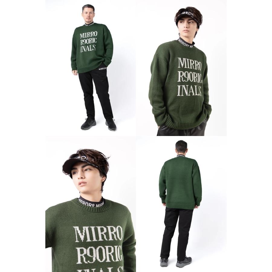 【送料無料】セーター メンズ レディース ミラーナインゴルフ MIRROR9GOLF ゴルフウェア m2307-2 セーター メンズ レディース ミラーナインゴルフ MIRROR9GOLF ゴルフ