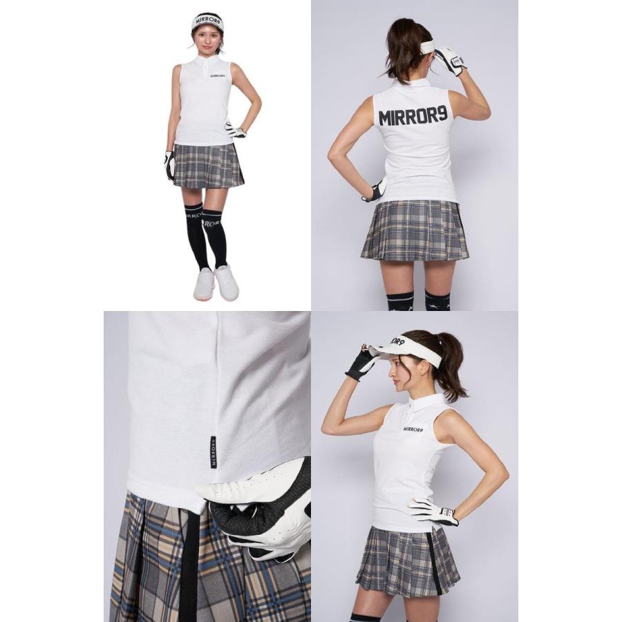 【メール便対応】ポロシャツ レディース ミラーナインゴルフ MIRROR9GOLF  ゴルフウェア mg2202-3 ポロシャツ レディース ミラーナインゴルフ MIRROR9GOLF ゴルフウェア