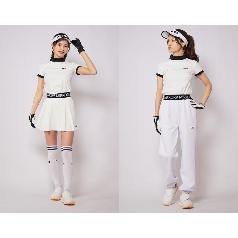 ミラーナイン　ゴルフウェアートップス ハイネックシャツ レディース ミラーナインゴルフ MIRROR9GOLF