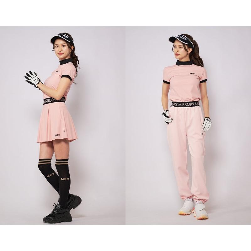 ミラーナイン　ゴルフウェアートップス ハイネックシャツ レディース ミラーナインゴルフ MIRROR9GOLF