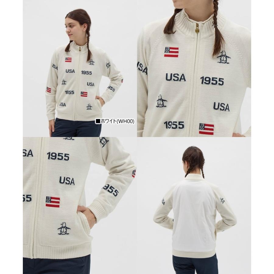 Munsingwear（マンシングウェア） ニットブルゾン レディース