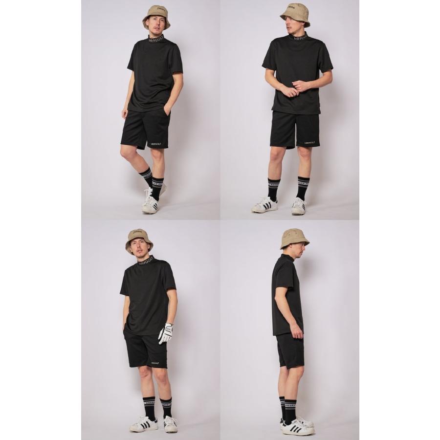 ハイネックシャツ メンズ ミラーナインゴルフ MIRROR9GOLF ゴルフ