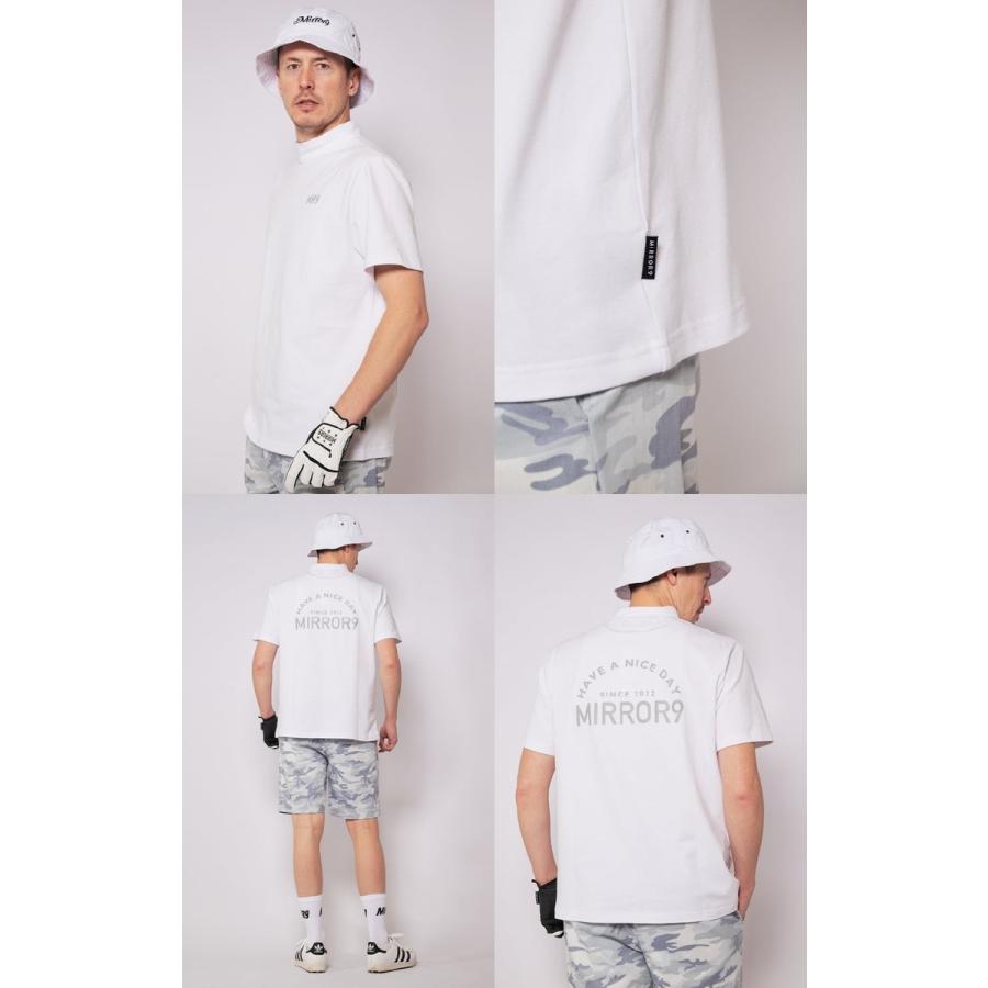 ハイネックシャツ メンズ ミラーナインゴルフ MIRROR9GOLF