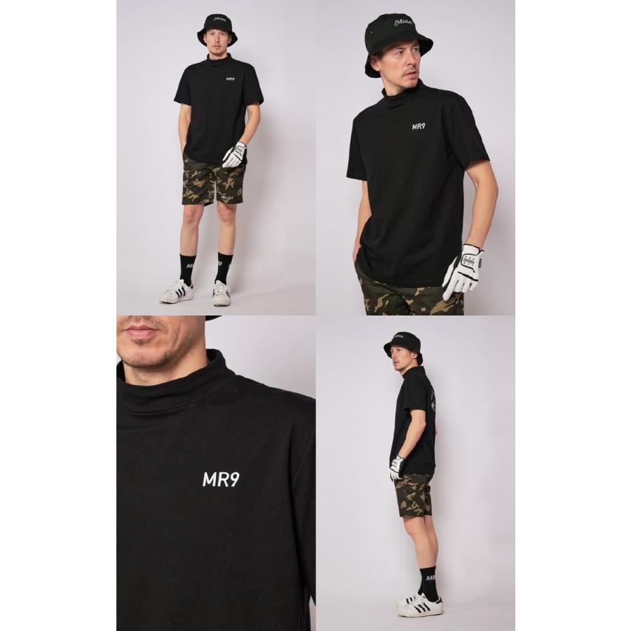 MIRROR9 ブラック ハイネックシャツ　ゴルフ ハイネックシャツ メンズ ミラーナインゴルフ MIRROR9GOLF