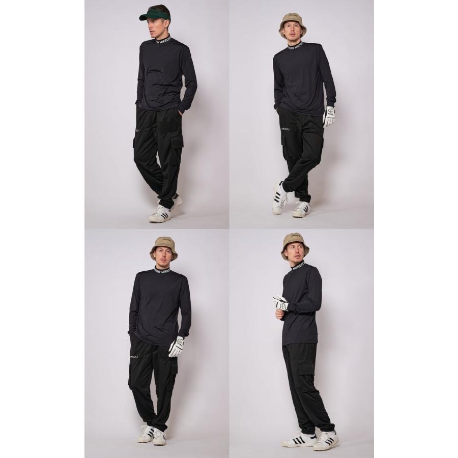 ハイネックシャツ メンズ ミラーナインゴルフ MIRROR9GOLF