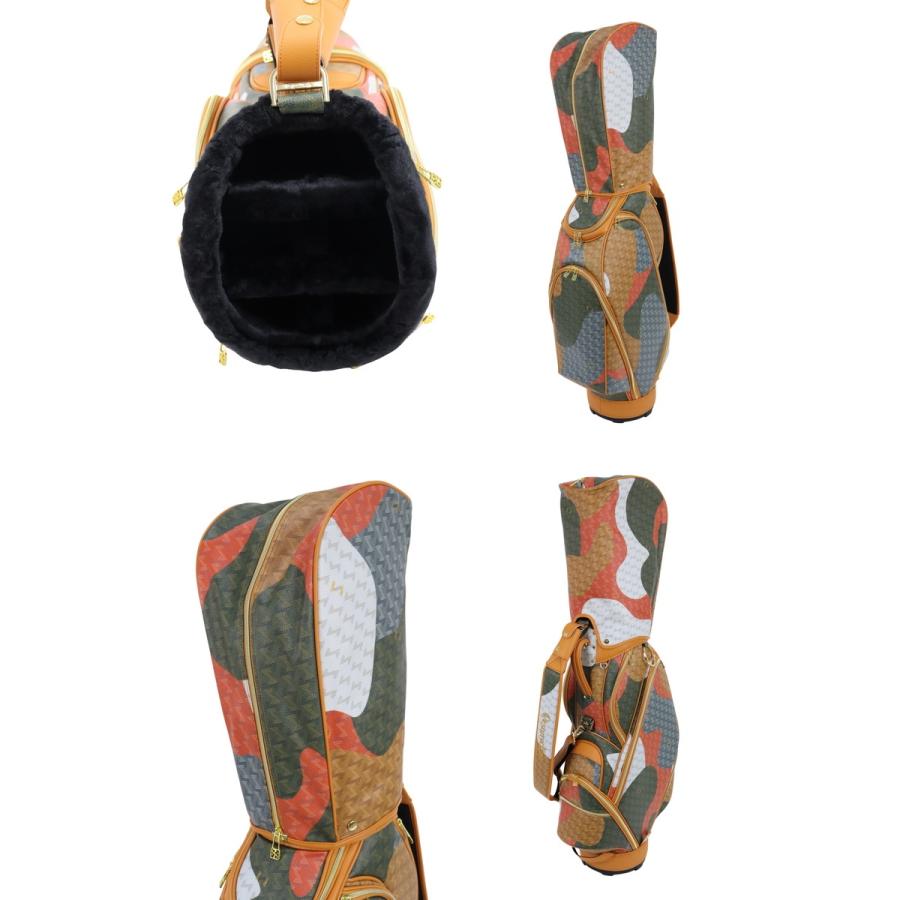 レザレクション キャディバッグ 黒/オレンジ