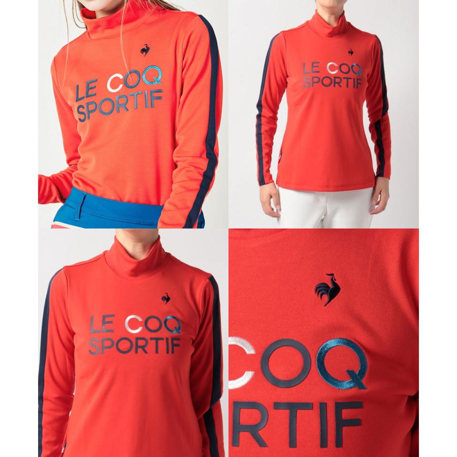 ハイネックシャツ レディース ルコックスポルティフ ゴルフ ルコック le coq sportif GOLF 秋冬 新作 ゴルフウェア qgwujb05|t-on|03