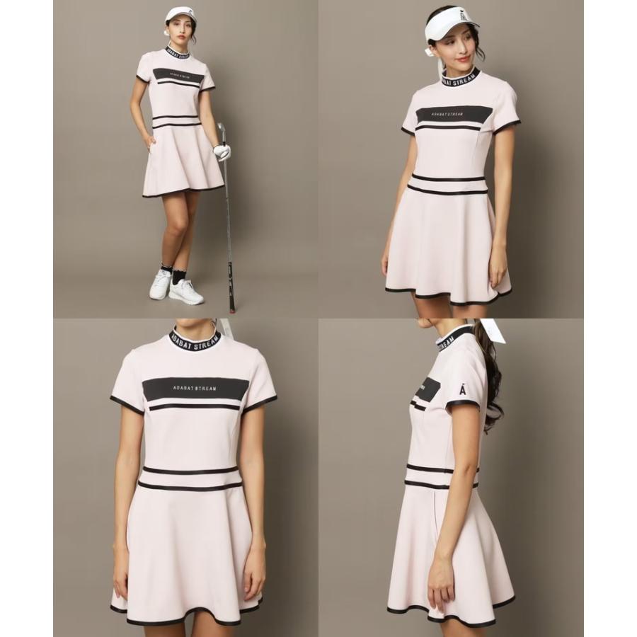 【タイムセール 12/23 13:00迄】ワンピース レディース アダバット ストリーム ADABAT STREAM  ゴルフウェア s70-52473 OFF タイムセール 1/6 13:00迄】ワンピース レディース アダバット