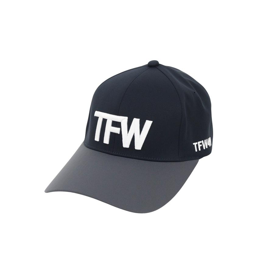 【TFW49】美品 キャップ ブラック メンズ サマーキャップ TFW49 キャップ帽子 ゴルフウェア メンズ TFW 6P CAP キャップ