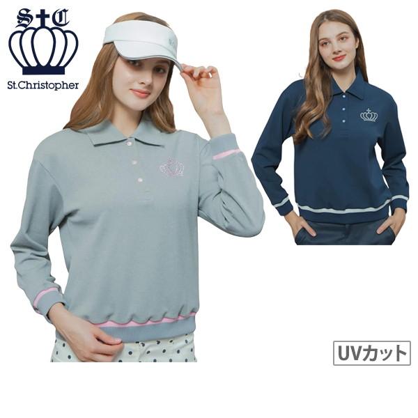【送料無料】ポロシャツ レディース セントクリストファー St.Christopher 2025 秋冬 新作 ゴルフウェア tl49200 St.Christopher ポロシャツ レディース セントクリストファー 2025