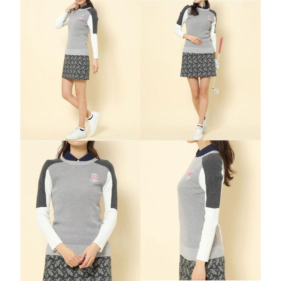 50 Offセール 丸首セーター レディース ジュン ロペ ジュンアンドロペ Jun Rope ゴルフウェア T On ゴルフウェア 通販 Paypayモール