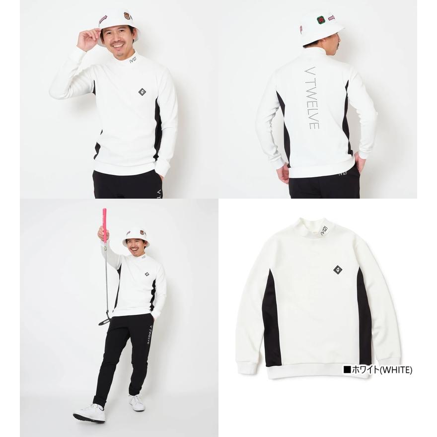 新品今期完売V12 ヴィトゥエルブ MOFU CREW スエット裏起毛XL V12] ゴルフ レディース スウェット 裏起毛 MOFU CREW | 【公式通販】