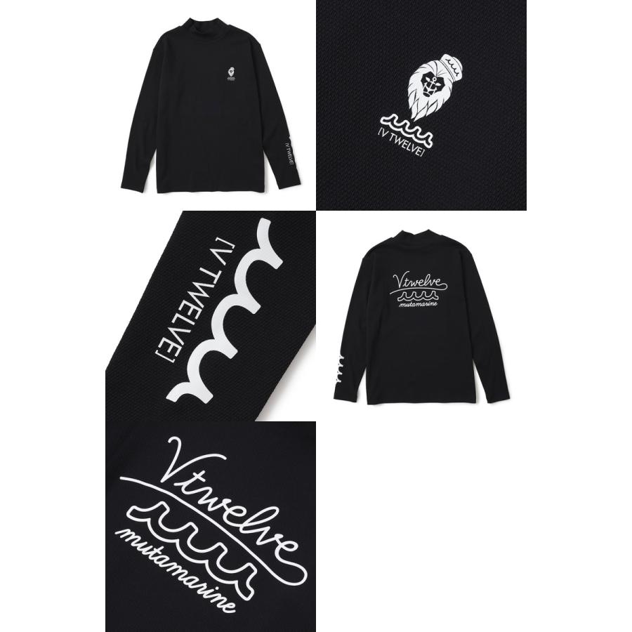 muta marine ゴルフ　ハイネックシャツ muta 長袖ハイネックシャツ メンズ ムータ マリン ゴルフ ゴルフウェア