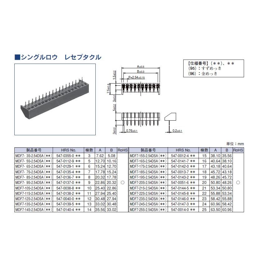 MDF7-16S-2.54DSA（96）｜t-parts｜05