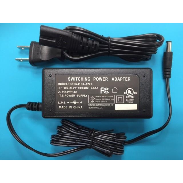 ACアダプタ 12V2A GEO241DA-1220 Mount Power社製 : テクノパーツ