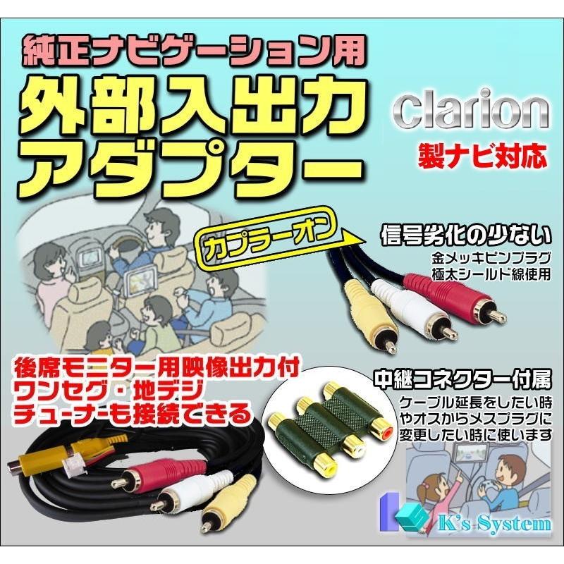 クラリオン製・社外ナビ対応 NX718(QY-7940A-A) 外部入出力アダプター  
