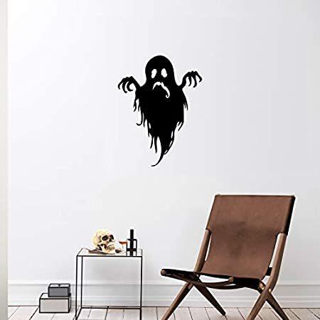 特別価格ビニール製ウォールアートデカール 悲しいゴースト 建築物用金具 楽しい不気味なハロウィン 27インチ X インチ 材料 部品 季節の映画小道具ステッカー 楽しい不気味なハロウィン 子好評販売中 B07hjd2d79 T R 数量限定入荷の